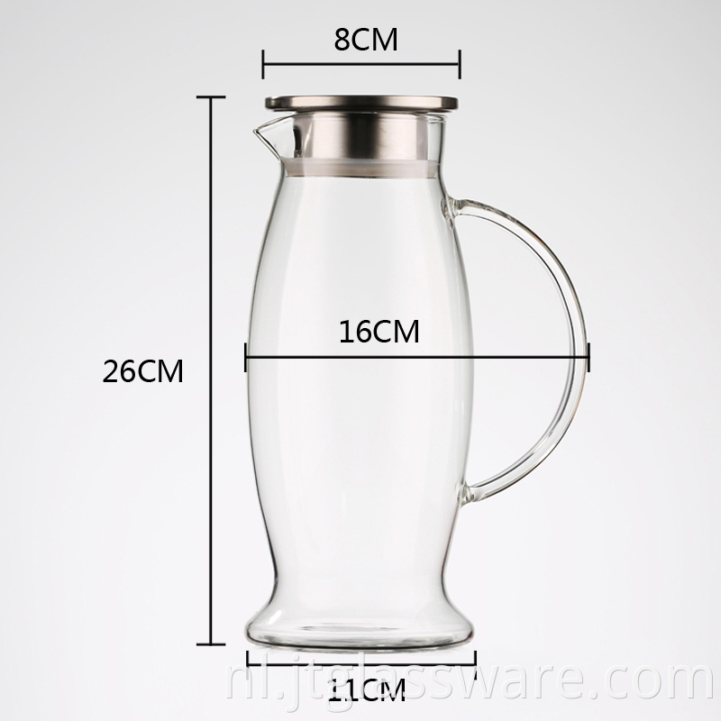 Glass pitcher for homemade Juice